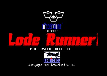 Lode Runner (F) (1989) screen shot title
